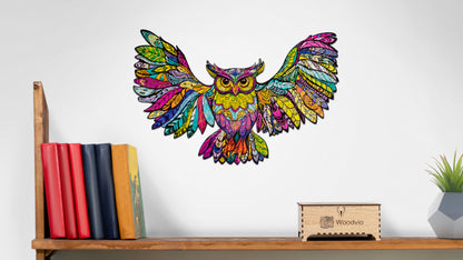 Rompecabezas de madera Woodvio™ Búho (32 x 49 cm)